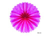 décoration ronde festonnée pink fuchsia 50cm