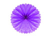 décoration ronde festonnée violet 50cm