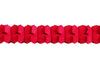 guirlande papier twist bordeaux 3.6m