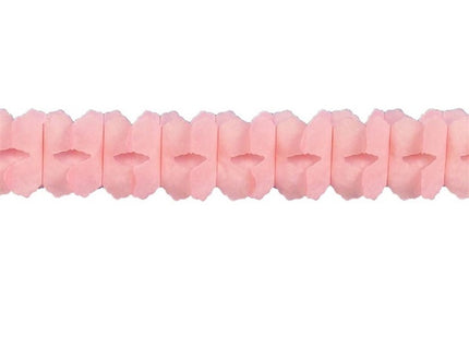 guirlande papier twist rose 3.6m