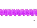 guirlande papier twist violet 3.6m