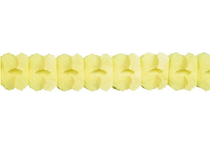 guirlande papier twist jaune 3.6m