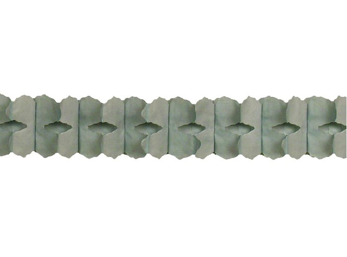 guirlande papier twist gris bleu 3.6m