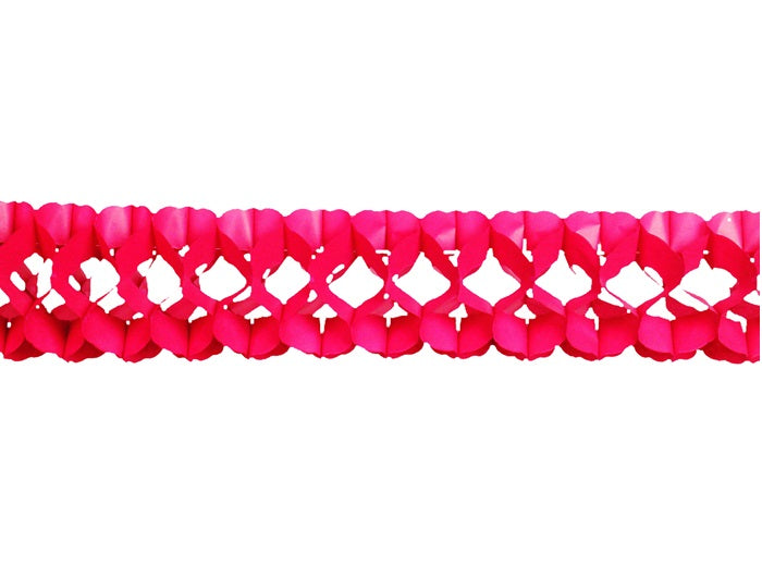 guirlande papier bordeaux 4m