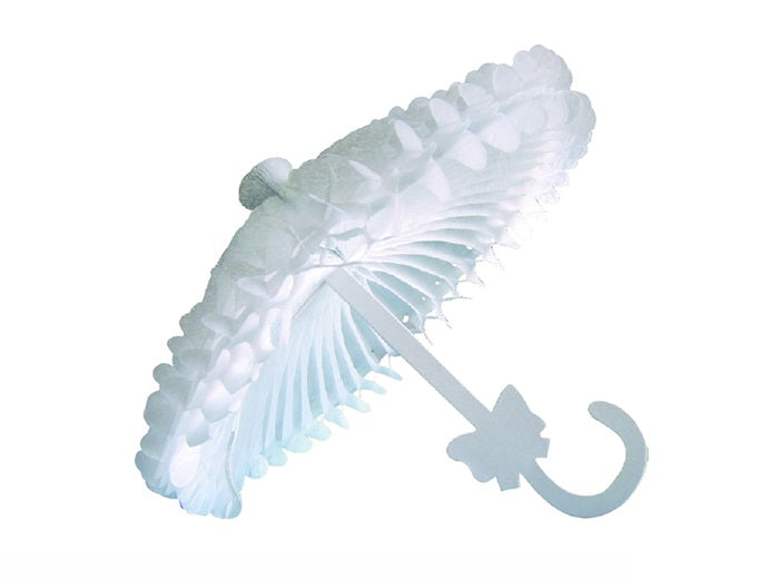 ombrelle en papier blanc