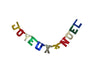 guirlande lettres joyeux noël multicolores 1.14m