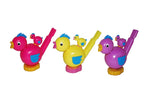 lot de 3 sifflets oiseaux 8cm