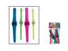 lot de 12 fausses montres holographique multicolores 18cm