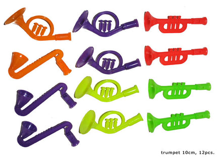 lot de 12 trompettes 10cm