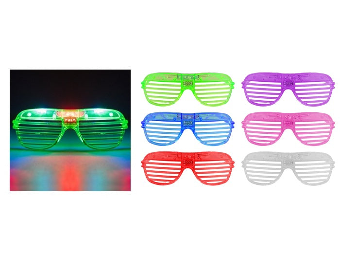 lunettes lumineuses stores 3 leds blanc