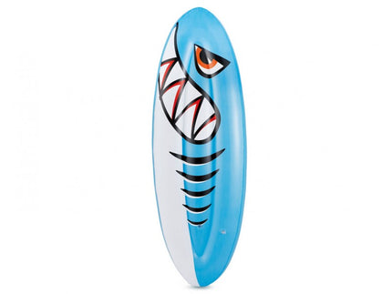 matelas gonflable planche de surf motif requin 1.57x0.55m