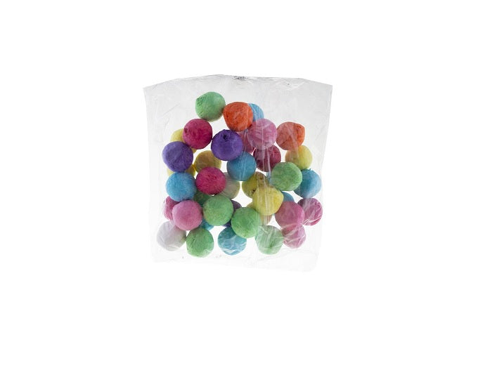 sachet avec 50 mini boules ouate pour sarbacane
