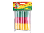 lot de 3 rouleaux de 20 serpentins vert rouge jaune