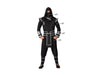 déguisement de ninja noir 4pcs homme taille m/l