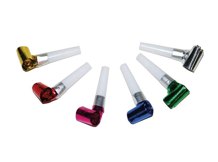 lot de 6 langues de belle mère métallisées