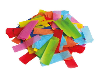 confettis de scène rectangle 1kg multicolores slowfall