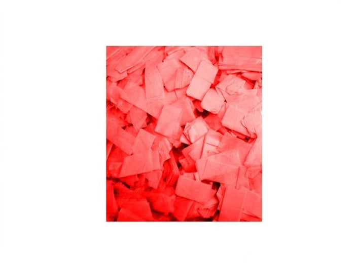 confettis de scène rectangle 1kg rouge slowfall