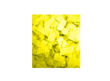 confettis de scène rectangle 1kg jaune slowfall
