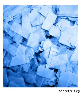 confettis de scène rectangle 1kg bleu slowfall