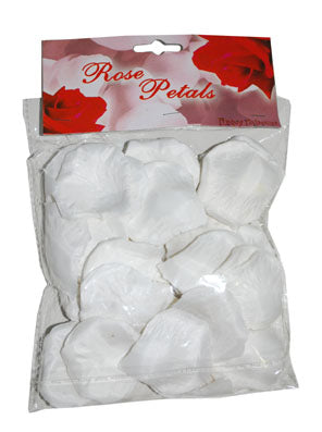 lot avec 640 pétales de roses blanc