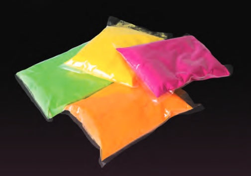 sachet de poudre holi vert 500gr