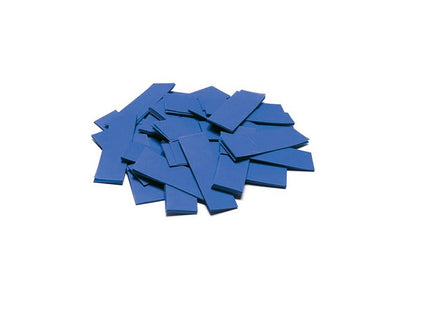 confettis de scène rectangle 1kg bleu foncé slowfall