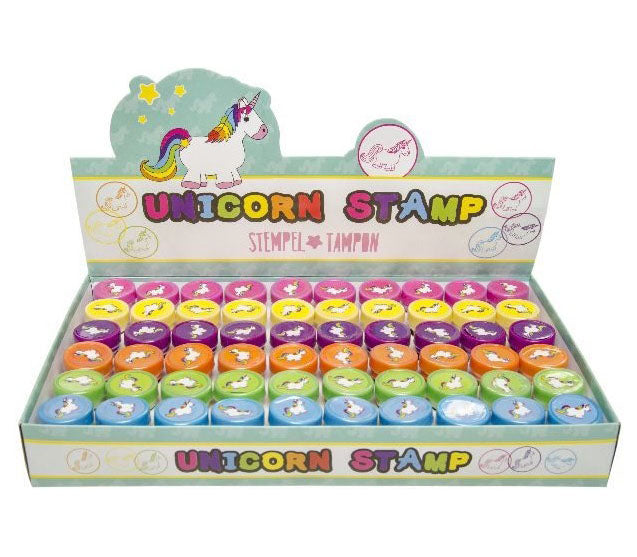 lot de 60 tampons à imprimer licorne mix
