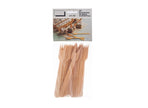 lot de 25 mini-fouchettes piques à cocktail en bois 12cm