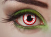 lentilles de contact zombie dead blanc rouge 12 mois