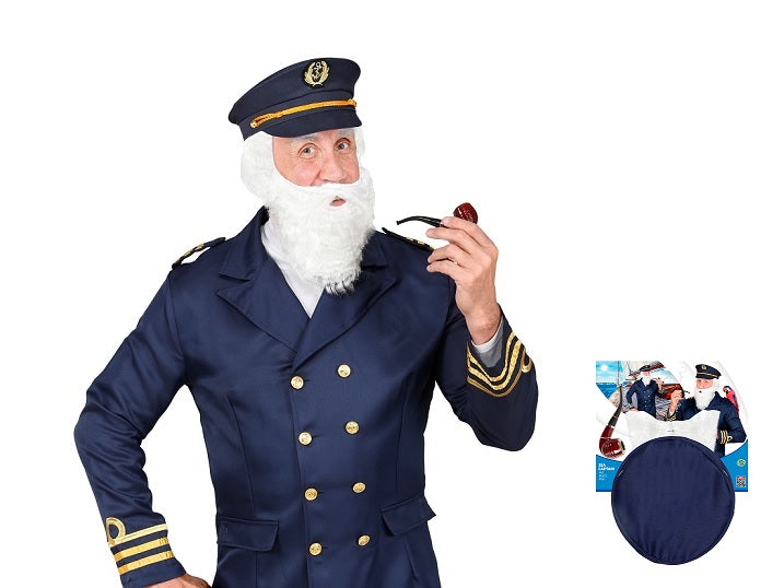 set accessoires vieux loup de mer adulte 3pcs