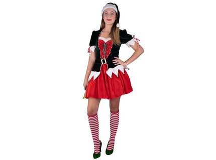 déguisement de lutin de noël femme 3pcs taille l