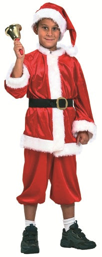déguisement de garçon noël 4pcs luxe taille 164cm