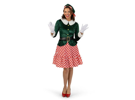 déguisement d''elfe lutin de noël femme 3pcs taille l
