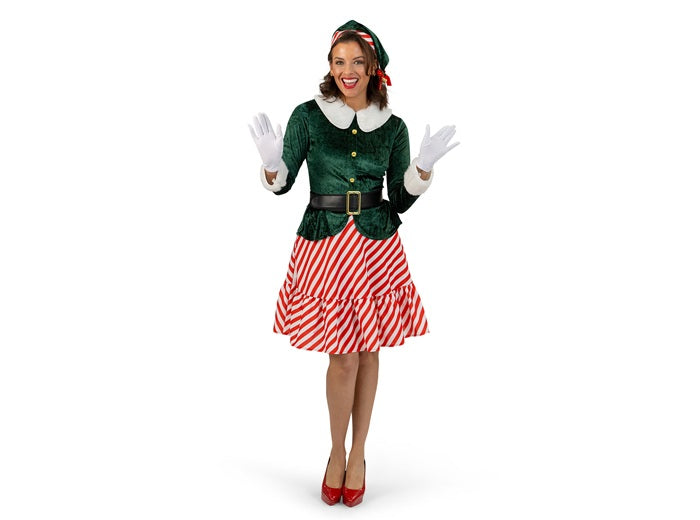 déguisement d''elfe lutin de noël femme 3pcs taille xl