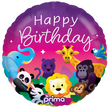 1 Ballon Alu Birthday Party Animals 18