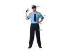 déguisement policier bleu 4pcs homme taille xs/s