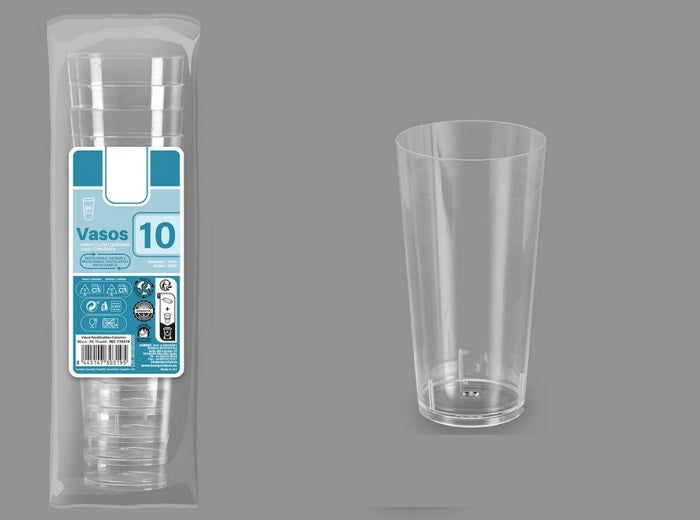 lot de 10 verres gobelets catavino réutilisables 9cl