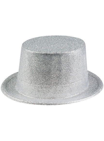 Chapeau argenté brillant