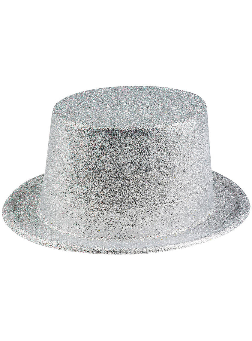 Chapeau argenté brillant