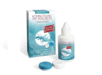 kit de nettoyage et conservation pour lentilles de contact 60ml