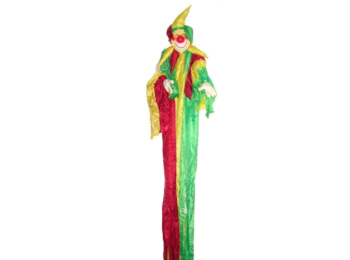 suspension clown vert rouge jaune géante 3.6m