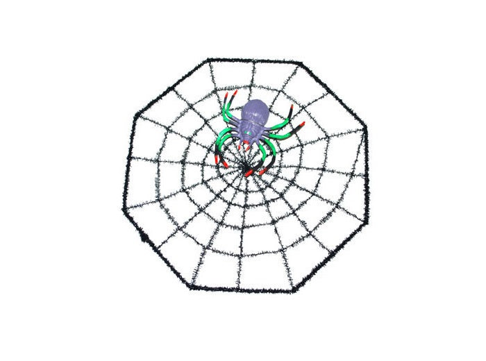 toile d''araignée et araignée grillage 29cm