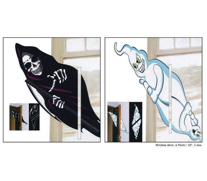 décoration fantôme qui traverse mix 50cm