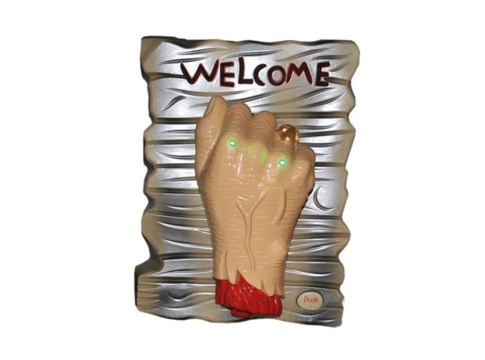 sonnette sonore & lumineuse main 21x16cm