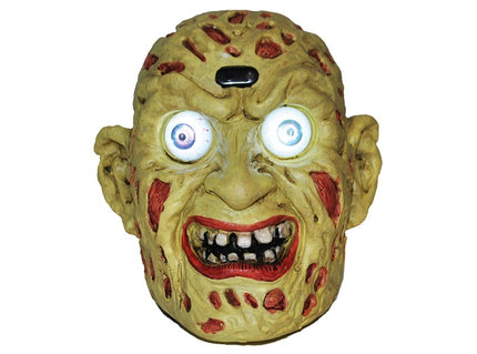 tête de zombie sonore lumineuse 17cm