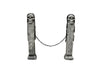 portique 2 colonnes avec chaîne welcome 72cm