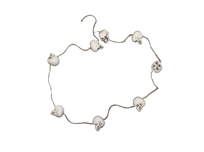 guirlande 8 mini crânes 2m