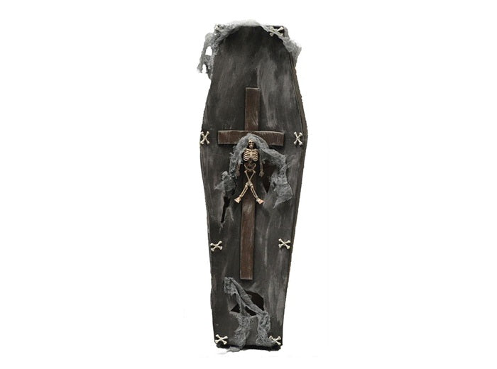 décoration d''horreur cerceuil lumineux 70cm