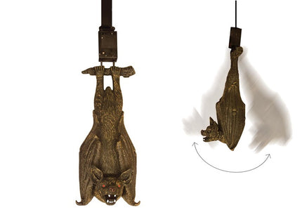 chauve-souris suspendue lumineuse sonore et motorisée 60cm