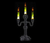 chandelier lumineux motifs ossements 40cm